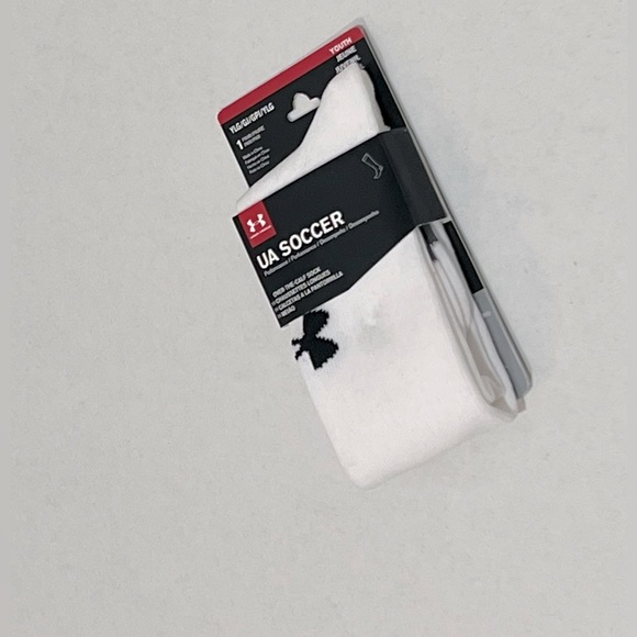 NEW Youth UnderArmour Soccer Performance Socks (over-the-calf sock) - One Pair - Picture 3 of 4